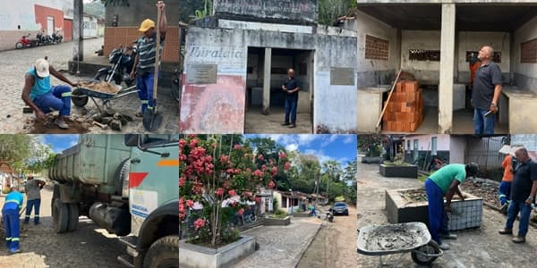 Prefeitura de Ibirataia inicia semana com serviços de manutenção e infraestrutura