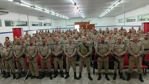 Comando da 55ª CIPM promove encontro com policiais para alinhamento operacional em Ipiaú
