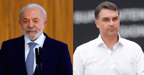 Pesquisa BTG/Nexus mostra Lula com 42% e Flávio Bolsonaro com 37% no 1º turno