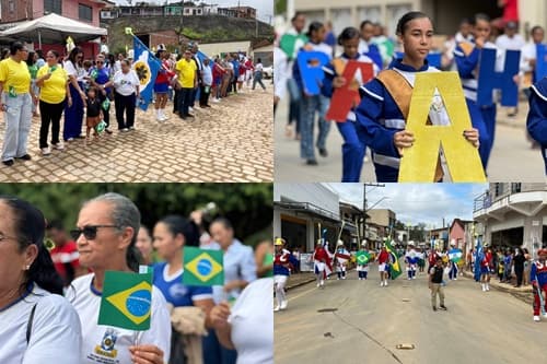 Ibirataia: Prefeitura através da SEMED promove Desfile Cívico e fortalece valores de cidadania no Distrito de Algodão